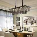 DecorBites™ Gold Crystal Chandelier for Living Room Bedroom Decor
