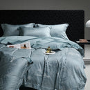 DecorBites™ High Quality Brocade Jacquard Cotton Luxury Bedding Set: 1 Duvet, 1 Sheet, 2 Pillowcases