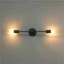 DecorBites™ LED Wall Lamp: Modern Two Arm E27 Bedroom Lighting for Bedside, Bathroom Mirror, Vanity.