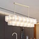 DecorBites™ LED Chandelier: Modern Acrylic Kitchen Lighting Fixture with Changeable Dimming