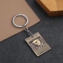 One Piece Keychain Luffy Ace Straw Hat Skull Logo Wanted Order Sanji Nami Robin Bag Keychain Character Toy Fan Gift