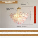 DecorBites™ Leafless Crystal Chandelier: Modern French Living Room & Bedroom Lighting