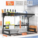 DecorBites™ 2-Layer Over Sink Dish Drying Rack & Utensil Holder Organizer