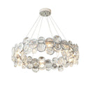 DecorBites™ Crystal Magic Ring Dimmable LED Pendant Light for Living Room & Foyer