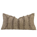 DecorBites™ Luxe Black Fluffy Throw Pillow Cover - Modern Simplicity & Art Deco Design