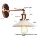 DecorBites™ LED Wall Lights: White Class Fixtures for Kitchen, Reading, Bedside Lamparas