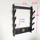 Wall Katana Support Sword Holder Wooden Wall Mount Multi-layer Stand Umbrella Rapier Shelf Display Support Weapon Bracket Holder