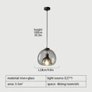 DecorBites™ Glass Pendant Lights: Stylish LED Chandeliers for Dining Room, Kitchen, and Restaurant Tables