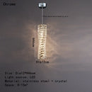 DecorBites™ Crystal LED Pendant Ceiling Chandelier for Kitchen Island, Dining Room & Living Room