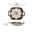 DecorBites™ Japanese Ceramic Baking Bowl with Handle for Microwave Oven and Noodle - 1PCS