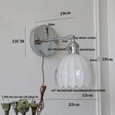 DecorBites™ Iron Ceramic LED Wall Light Modern Living Room Sconce Wandlamp