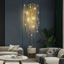 DecorBites™ Crystal Wall Lamp Living Room Bedroom Bedside Art Light