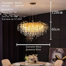 DecorBites™ Crystal Water Drop Chandelier – Luxury Ceiling Light for Hotels, Restaurants, Villas
