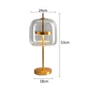 DecorBites™ Glass Table Lamp: Modern Nordic Design for Bedroom Living Room Decor