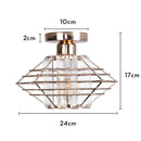 DecorBites™ Crystal Ceiling Chandelier: Modern Industrial LED Indoor Lighting Fixture