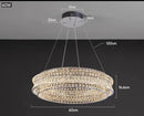 DecorBites™ K9 Crystal Luxury Chandelier for Restaurant Bar Hotel LED Lamps