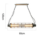 DecorBites™ Industrial Chandelier for Loft Cafe Retro Bar Office Table Lamp Shopping