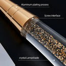 DecorBites™ Gold Crystal Chandelier for Modern Living, Dining & Stair Lighting