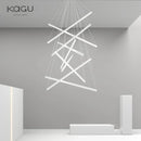 DecorBites™ LED Chandelier: Modern Luster Lighting for Stair Hall Bedroom Room Duplex Building