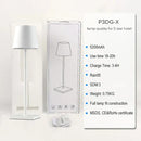 DecorBites™ Crystal LED Rechargeable Table Lamp - Elegant Cordless Hotel Restaurant Bar Light