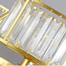 DecorBites™ Copper Crystal Chandelier: Modern LED Ceiling Light for Home Deco & Ambiance, Living, Dining, Bedroom