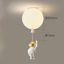 DecorBites™ LED Astronaut Glass Ball Pendant Light for Children's Room