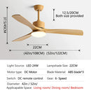 DecorBites™ 3 Blade DC Ceiling Fan with LED Light & Remote Control