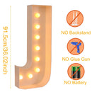 91.5CM Giant Letter Led Light Frame Box Baby Shower 1st Birthday Wedding Party Decor Christmas DIY Name Balloon Filling Box