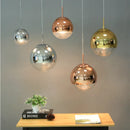 DecorBites™ Glass Ball LED Chandelier: Luxury Modern Single Head Design for Home & Commercial Spaces