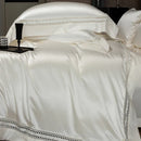 DecorBites™ 1000TC Egyptian Cotton Luxury Satin Bedding Set with Wide Hollow Edge