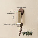 DecorBites™ Copper LED Wall Lamp: Modern Nordic Style Mirror Light with Travertine Switch