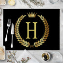 DecorBites™ Kitchen Table Mats Set of 4, 42*32cm, Cotton Linen Coasters for Dining Home Decor