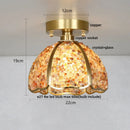 DecorBites™ Glass Crystal Ceiling Light Fixture Modern Nordic Design