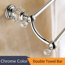 Crystal brass gold toilet paper holder bathroom accessory