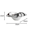 DecorBites™ Glass Fruit Plate Set - Elegant Tableware for Home, Hotel, and Restaurant Use