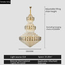 DecorBites™ Crystal Duplex Headlight in Luxury European Style for Living Room & Hotel Lobby