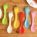 DecorBites™ Kids 3-in-1 Spork Combo Set for Camping, Hiking, and Picnics