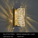 DecorBites™ Crystal Wall Sconce: High-Quality LED Wall Lamp for Bedroom, Living Room Decor