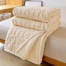 DecorBites™ Heart Shaped Cut Flowers Flannel Fleece Blanket