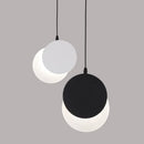 DecorBites™ Crescent Moon LED Pendant Chandelier for Modern Minimalist Decor