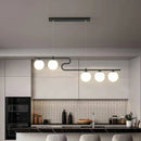 DecorBites™ Glass Ball LED Chandeliers for Home Dining Kitchen Office Decor Lighting