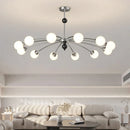 DecorBites™ Cream Wind Chandelier: Luxury Postmodern Hall Lamp for Living Room, Bedroom, and Restaurant