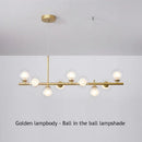 DecorBites™ 9-Light Black LED Pendant Chandelier for Modern Living Spaces