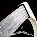 DecorBites™ 3 Color 300 Holes Rainfall Shower Head in Chrome Black White