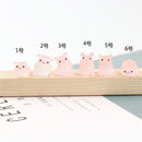 DecorBites™ Kawaii Pig Miniatures Terrarium Figurines 6pcs Crafts Home Decoration