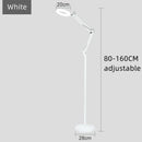 Black adjustable led moon beauty light bedroom floor lamp