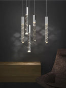 DecorBites™ Crystal LED Pendant Light: Luxury Lighting Fixture for Living Room, Bedroom, Hotel & Shop