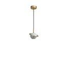 DecorBites™ Emerald-Green Marble LED Pendant Lamp for Modern Spaces
