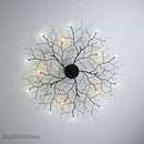DecorBites™ Country Branch Iron Ceiling Light: American Style Living Room Decor Fixture