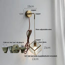 DecorBites™ LED Wall Lights Clear Glass Adjustable Bedside Lamp Nordic Modern Style